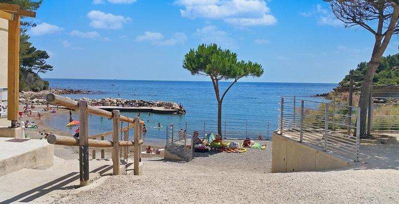 Grand Studio Terrasse De Standing, Pleine Vue Village Et Mer Carry-le-Rouet Exterior photo