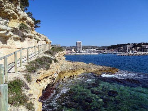 Grand Studio Terrasse De Standing, Pleine Vue Village Et Mer Carry-le-Rouet Exterior photo